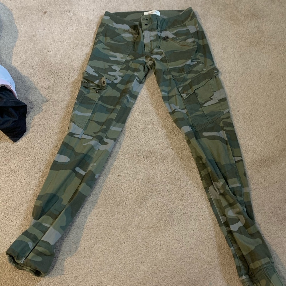 Camo Cargo Jogger Pants